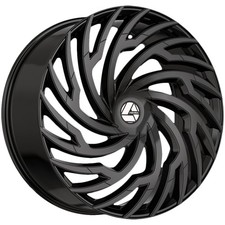 Azara AZA-536 18x8 5x112/5x4.5" +35mm Gloss Black Wheel Rim 18" Inch