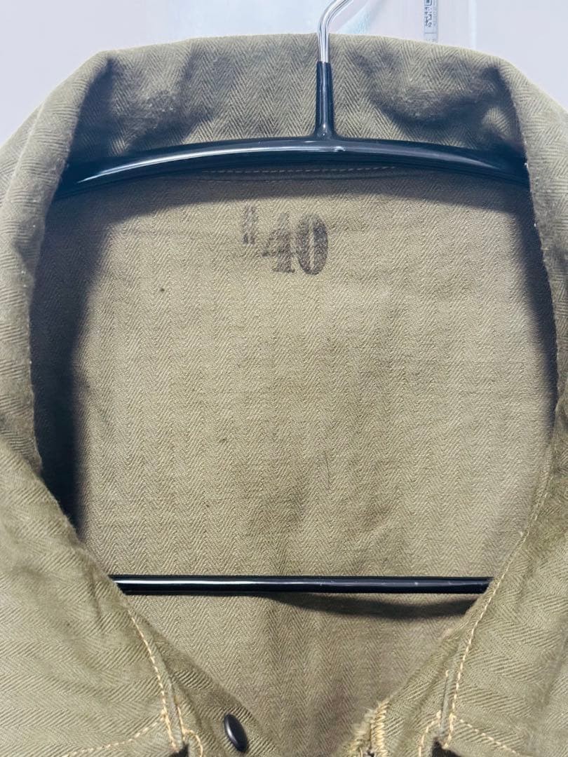 Buzz Rickson's USMC Utility Jacket Herringbone Co… - image 3