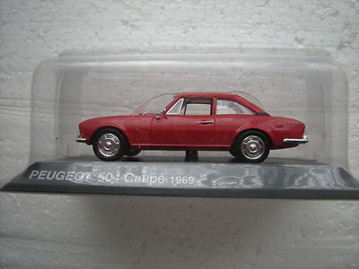 Peugeot 504 Coupé 1969 Marron métallisé 1/43