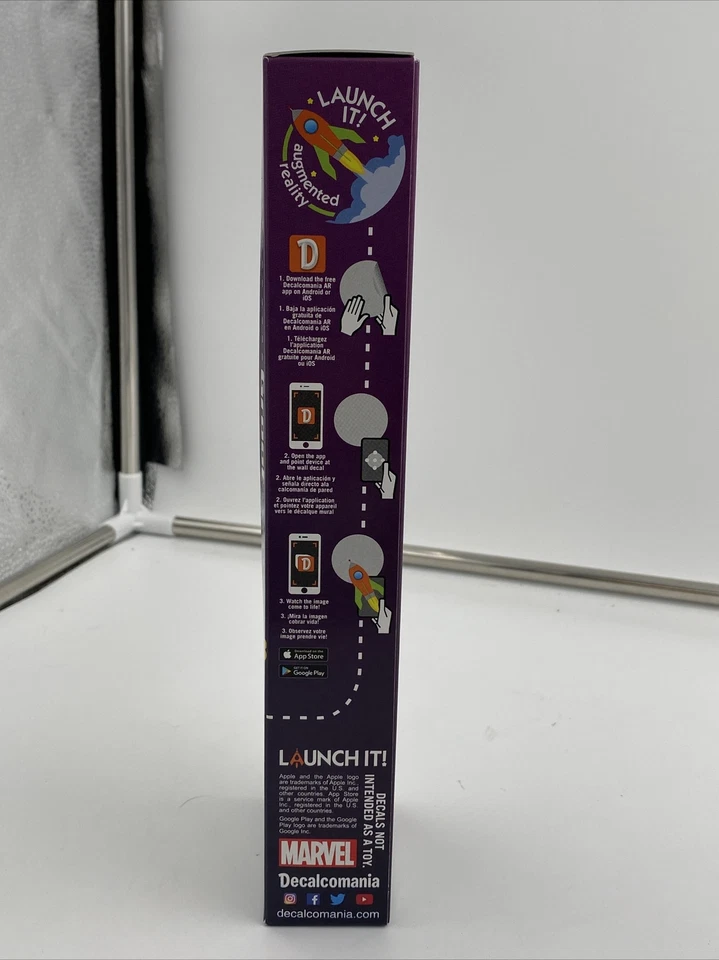 Calcomanía de pared Marvel Groot "15x26" más otras 9 calcomanías - Escanéalo para darle vida Foto 3 de 4
