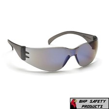 PYRAMEX INTRUDER SAFETY GLASSES BLUE MIRROR LENS SUNGLASSES S4175S (1 PAIR)