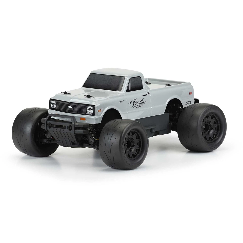 Pro-Line 3251-14 1/10 1972 Chevy C-10 Tough-Color Gray Body : Stampede & Granite - Image 3 of 4