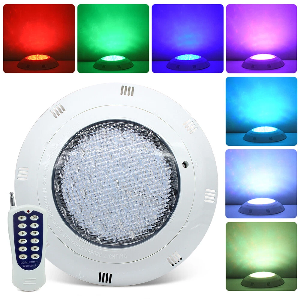 samle Fortløbende Afståelse 12V 36W/45W Pool Light Underwater Color-change LED Lights RGB IP68 with  Remote | eBay