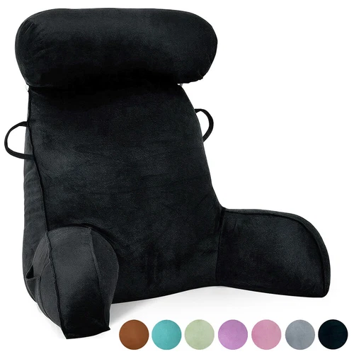 Respaldo Almohada de Lectura Reposacuello Soporte Lumbar Asiento Cojín Tumbona con Brazos - Imagen 57 de 64