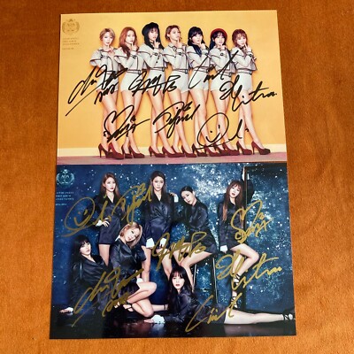 AOA Group Autographed Signed Photo 5*7 K-POP Picture Collection
