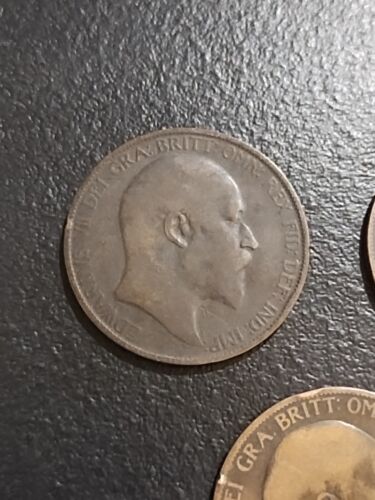 United Kingdom 1 Penny (X3), 1902, 1904 And 1905 Coins, VG/VF - Picture 8 of 10