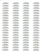 800  Personalized Small Return Address Labels - 1/2" x 1 3/4"