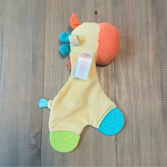 Mordedor Bright Starts Lovey bebé jirafa juguete arrugado sensorial safari infantil Foto 4 de 4