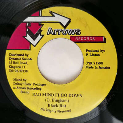 Black Rat - Bad Mind Fi Go Down 7'' Vinyl Schallplatte 39719