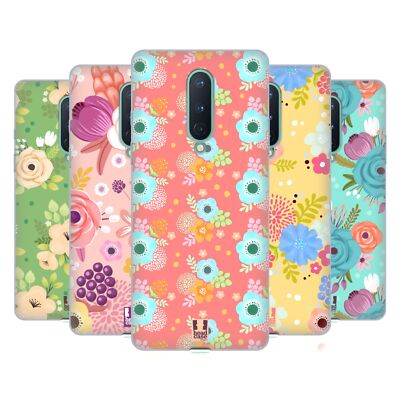 HEAD CASE DESIGNS WHIMSICAL FLOWERS SOFT GEL CASE FOR GOOGLE ONEPLUS PHONES