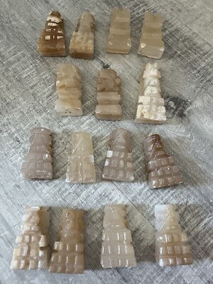Quartz Mexico Chess Set -  white /cream Pieces 