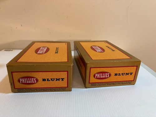 Vintage Lot 2 Phillies Blunt Cigar Boxes - Picture 4 of 6