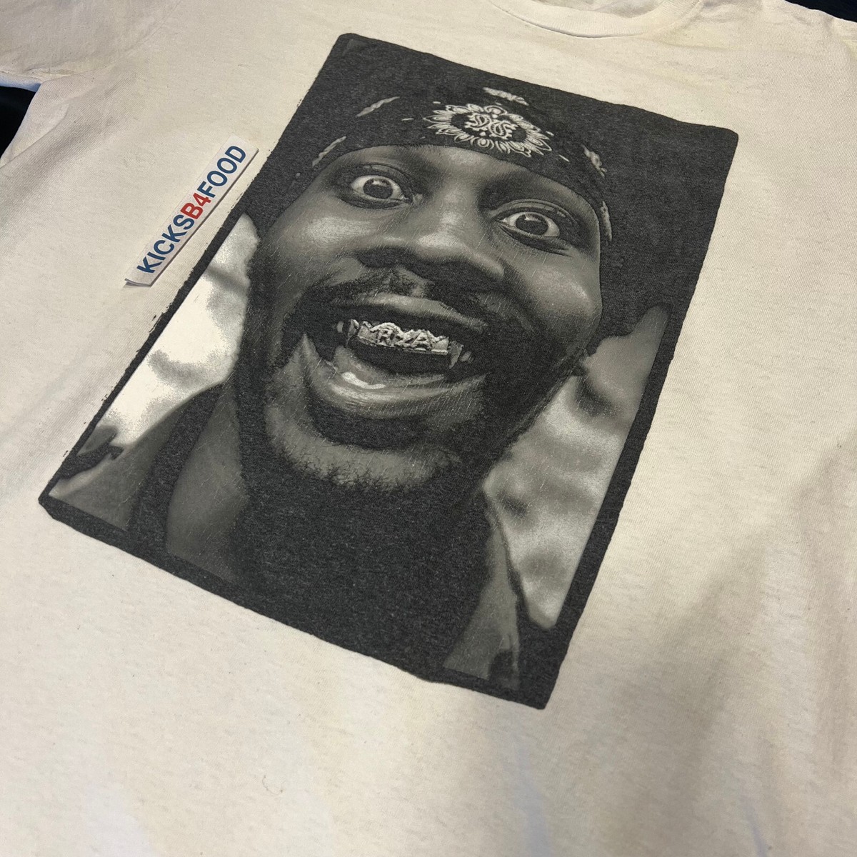 SUPREME NYC 2005 'RZA' Tee LARGE WHITE Box Logo Kate Moss SUPREME NYC 2005 'RZA' Tee LARGE WHITE Box Logo Kate Moss