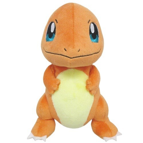 Charmander (S) Pokemon Plush Doll ALL STAR COLLECTION Sanei Boeki Japan - Picture 2 of 9