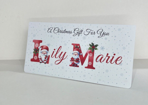 Portafoglio Regalo Soldi Natale Personalizzato SPEDIZIONE GRATUITA - Foto 5 di 5