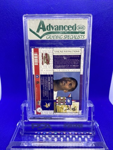 2000 Revolution Making the Grade Black Vikings #12 Randy Moss Advanced 9.5 - Picture 2 of 2