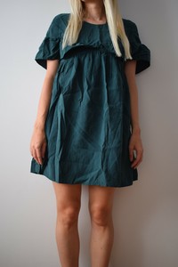 zara poplin jumpsuit dress