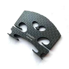 4/4 VIOLIN CARBON FIBER BRIDGE-PRE CARVED, USE DIRECTLY-BLACK REPLACEMENT SOUND