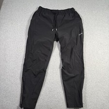 Legends Carson Pants Joggers Men  s Black Large Athletic Nylon Stretch 27" Inseam