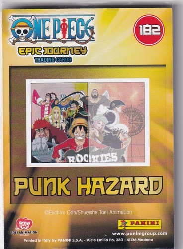 Panini One Piece Epic Journey Trading Cards Karte Nr. 182 Punk Hazard Puzzle 1/2 - Picture 2 of 2