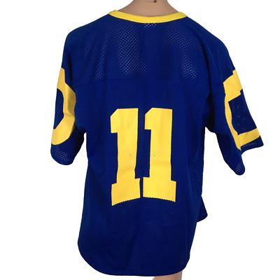 Vintage Logo 7 Los Angeles RAMS Jim Everett #11 Football Jersey Sz