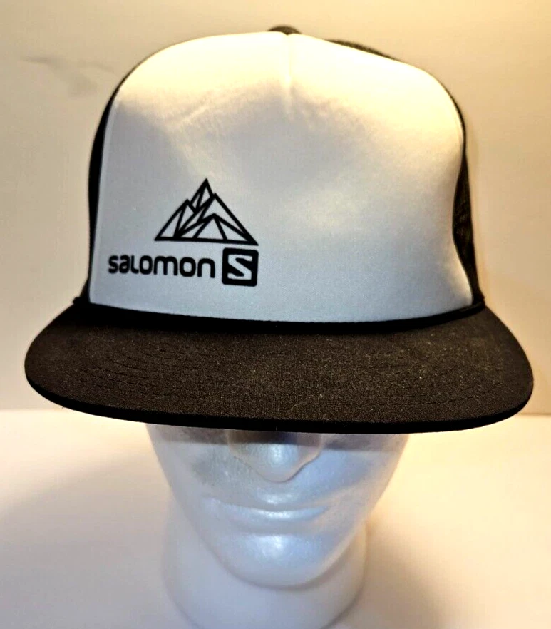 Gorra Salomon S Correa Ajustable Trasera Malla Trasera, Espuma Blanca Frontal Foto 2 de 4