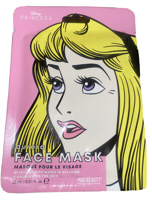 NEW Mad Beauty Disney Princess Aurora Sheet Face Mask