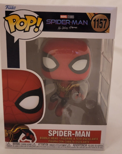 Funko Pop Marvel: Spider-Man: No Way Home - Figura Vinilo Saltando #1157 ¡NUEVO EN CAJA! - Imagen 3 de 3