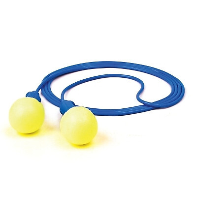 3M 318-1003,E-A-R Push-Ins Earplugs,Corded,Poly Bag,NRR 28 dB,1 Pair