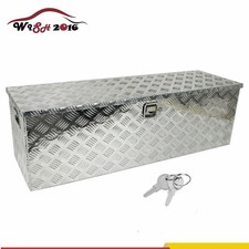 48x15x15 X-large Aluminum Tool Box Pickup Storage Underbody Trailer Flat Bed