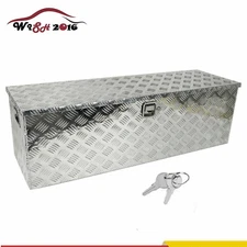 48"X15"X15" X-Large Aluminum Tool Box Pickup Storage Underbody Trailer Flat Bed