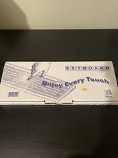 Vintage LNE Keyboard 2000 Microsoft Windows ISO 9002 QWERTY PS/2 PC/AT White