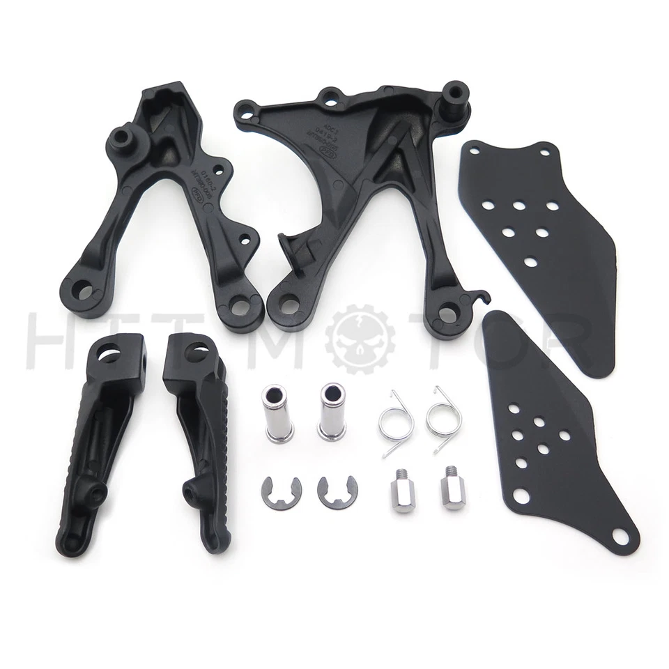 HTTMT Front Foot Pegs & Bracket for KAWASAKI NINJA ZX6R 2005-2008 ZX-6RR 05-06 - Image 4 of 4