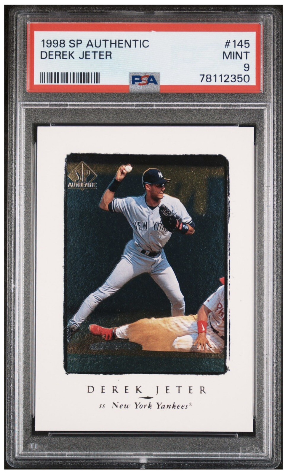 DEREK JETER 1998 SP Authentic #145 New York Yankees HOF PSA 9 Mint