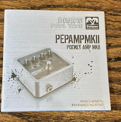 Palmer® POCKET AMP MK 2 Portable Guitar Amplifier Preamp ( PAL