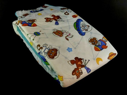 Sombrero Crinklz ASTRONAUTA Adulto Grande Plástico Espalda Premium Breve Mango LG ABDL - Imagen 2 de 5