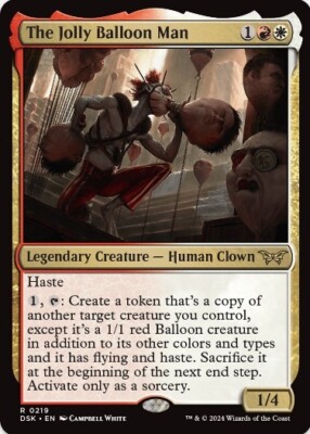 1 x The Jolly Balloon Man - Duskmourn - LP - Magic The Gathering - MTG