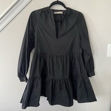 Zara Poplin Mini Dress Xsmall