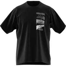 Adidas Unisex Essentials Brandlove Single Jersey Tee, Black