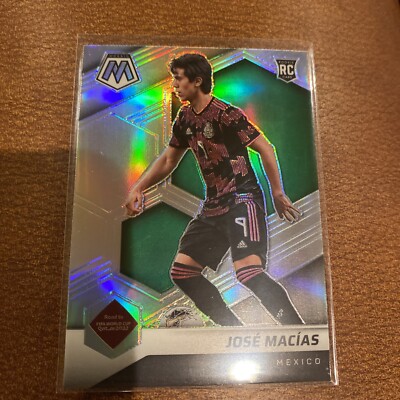 2022 Panini Mosaic FIFA World Cup Jose Macias Silver Prizm Rookie Card