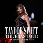 TAYLOR SWIFT THE ERAS TOUR (TAYLOR'S VERSION) BLACK FRIDGE MAGNET 4.25" X 4.25"