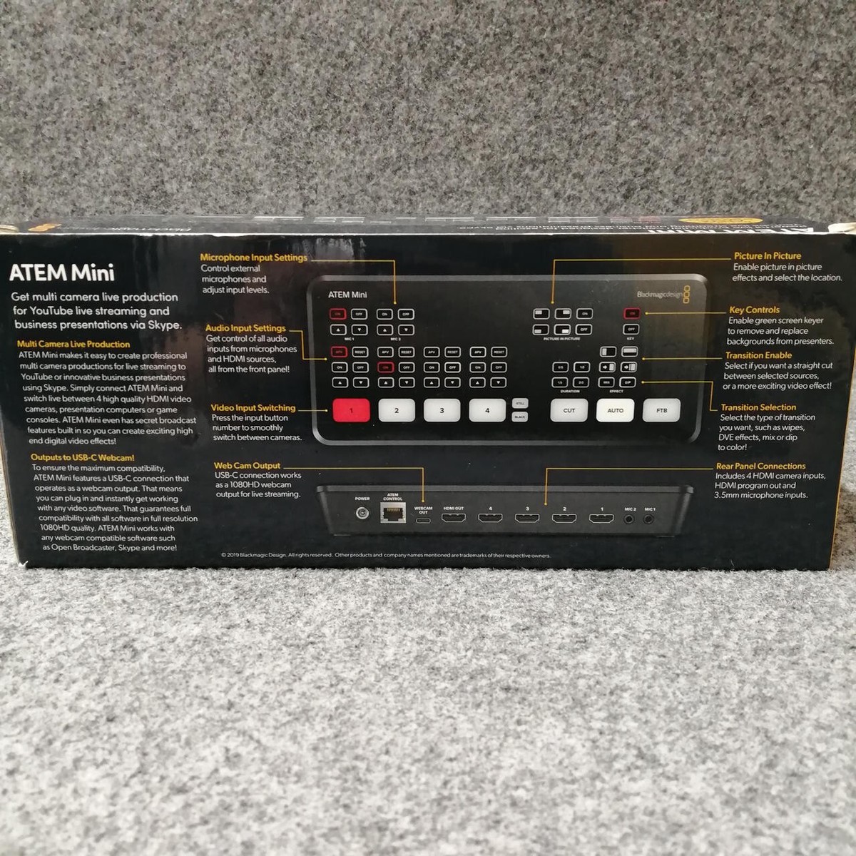 Nie★新品未開封★Blackmagic★Design★ATEM★Mini 新品未開封】Blackmagic Design ATEM Mini - メルカリ