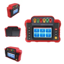 Transformer Turns Ratio Tester Portable TTR Tester with 5 Inch Touch Screen