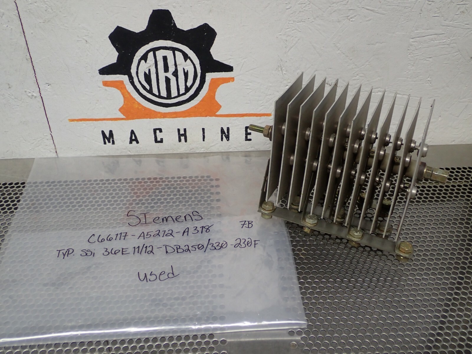 Siemens SSi36E11/12-DB250/330-230F C6617-A5212-A318 Rectifier Used With Warranty