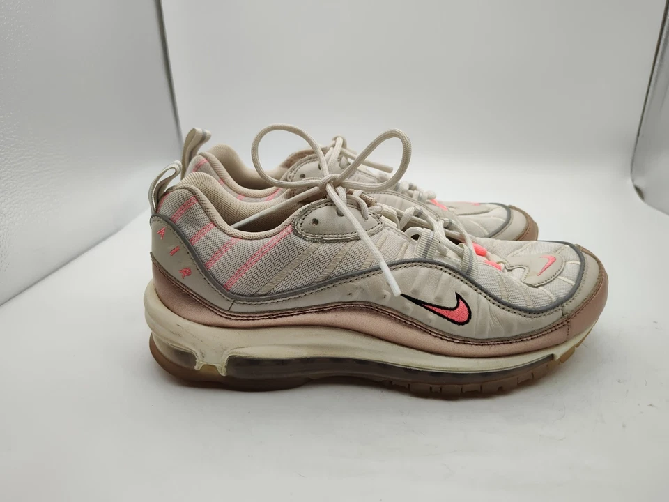 Nike Shoes Air Max 98-Women's Size Cream/Rose Gold-C19907-100-VERY NICE - Image 2 of 4