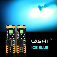 Lasfit LED Trunk Cargo Area Light Bulbs 168 192 194 2825 T10 Ice Blue Plug Play