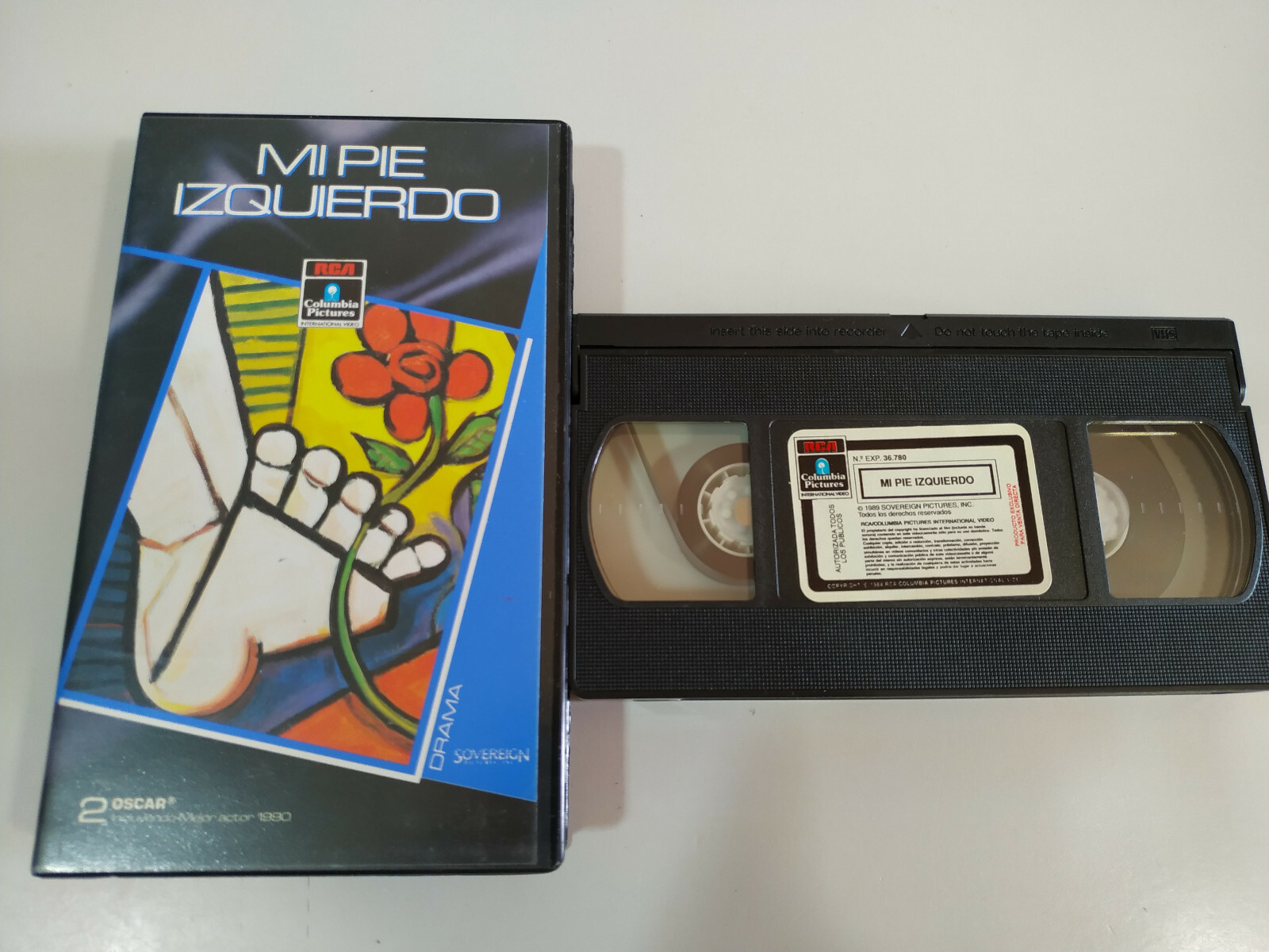 My Left Foot Jim Sheridan Daniel Day Lewis - VHS Tape Spanish