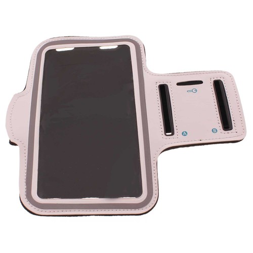For iPhone 15 Pro Max/Plus - Running Armband Sports White Gym Workout Case Cover - 第 1/8 張圖片