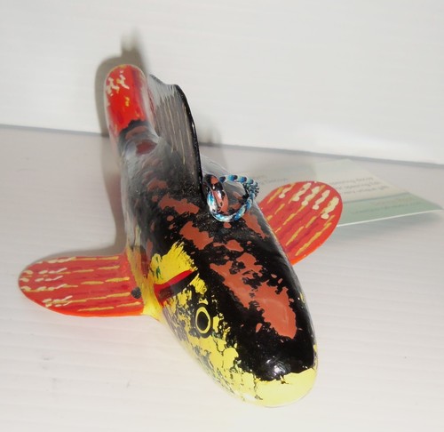 5 3/4 in. NOS Hand-Made Ice Spearing Decoy - Larry The Bear - Picture 6 of 15