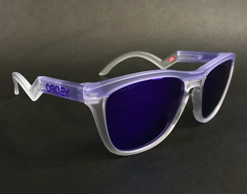 Gafas de sol Oakley Frogskins híbridas OO9289-0155 mate transp lila con Prizm violeta Foto 3 de 4